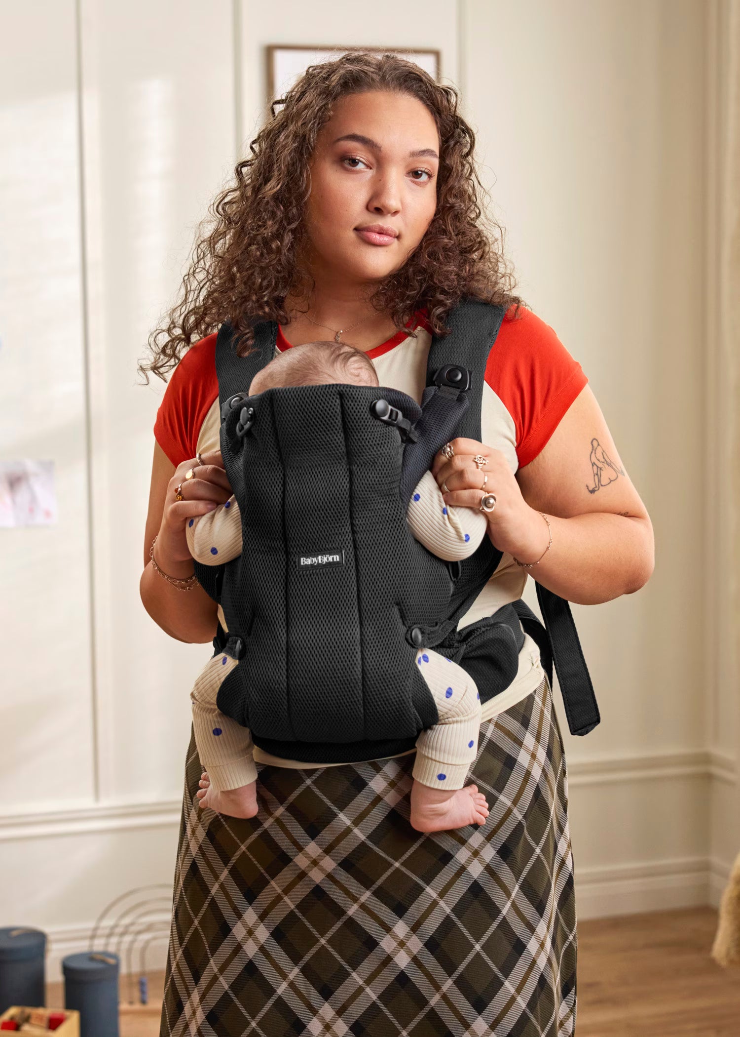 Baby Carrier Hold - Airy Mesh - Black