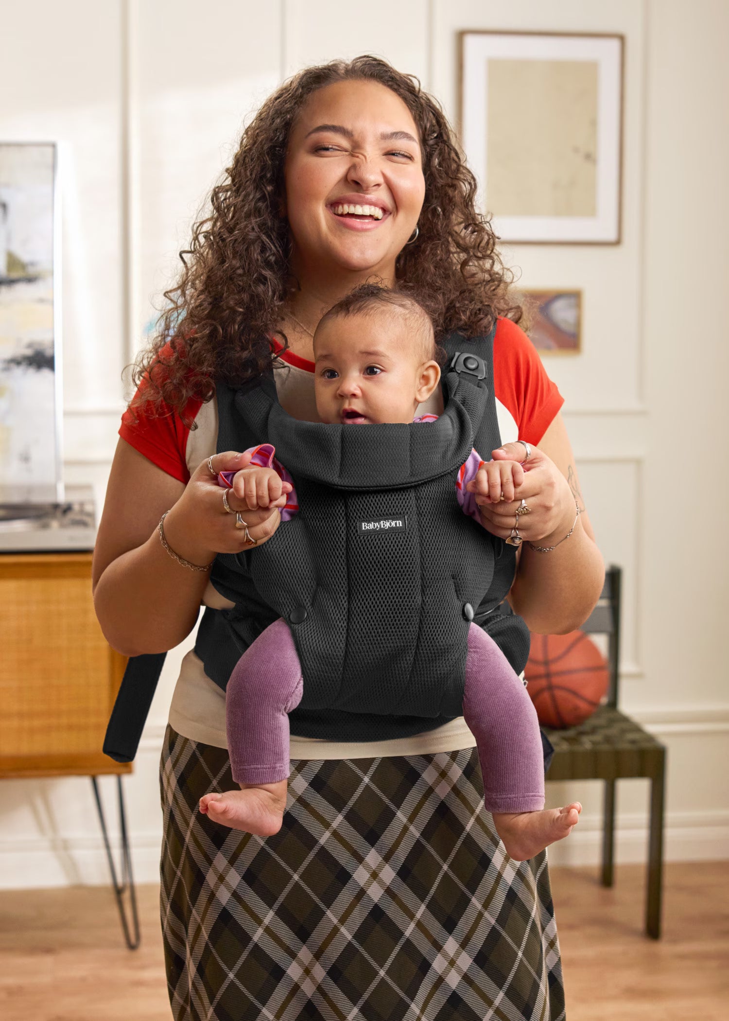 Baby Carrier Hold - Airy Mesh - Black