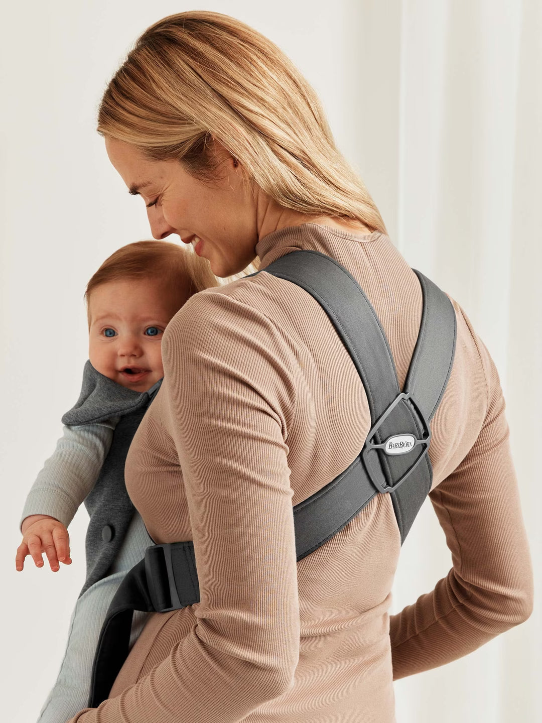 Baby Carrier Mini, 3D Jersey (Kangur) - Dark Grey