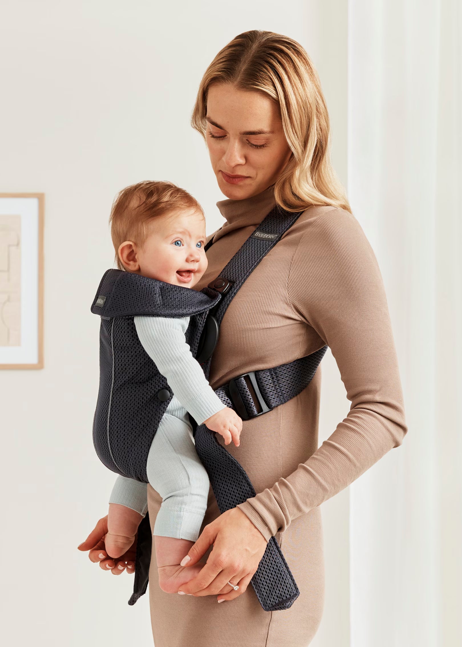 Baby Carrier Mini 3D Mesh (Kangur) -  Anthracite