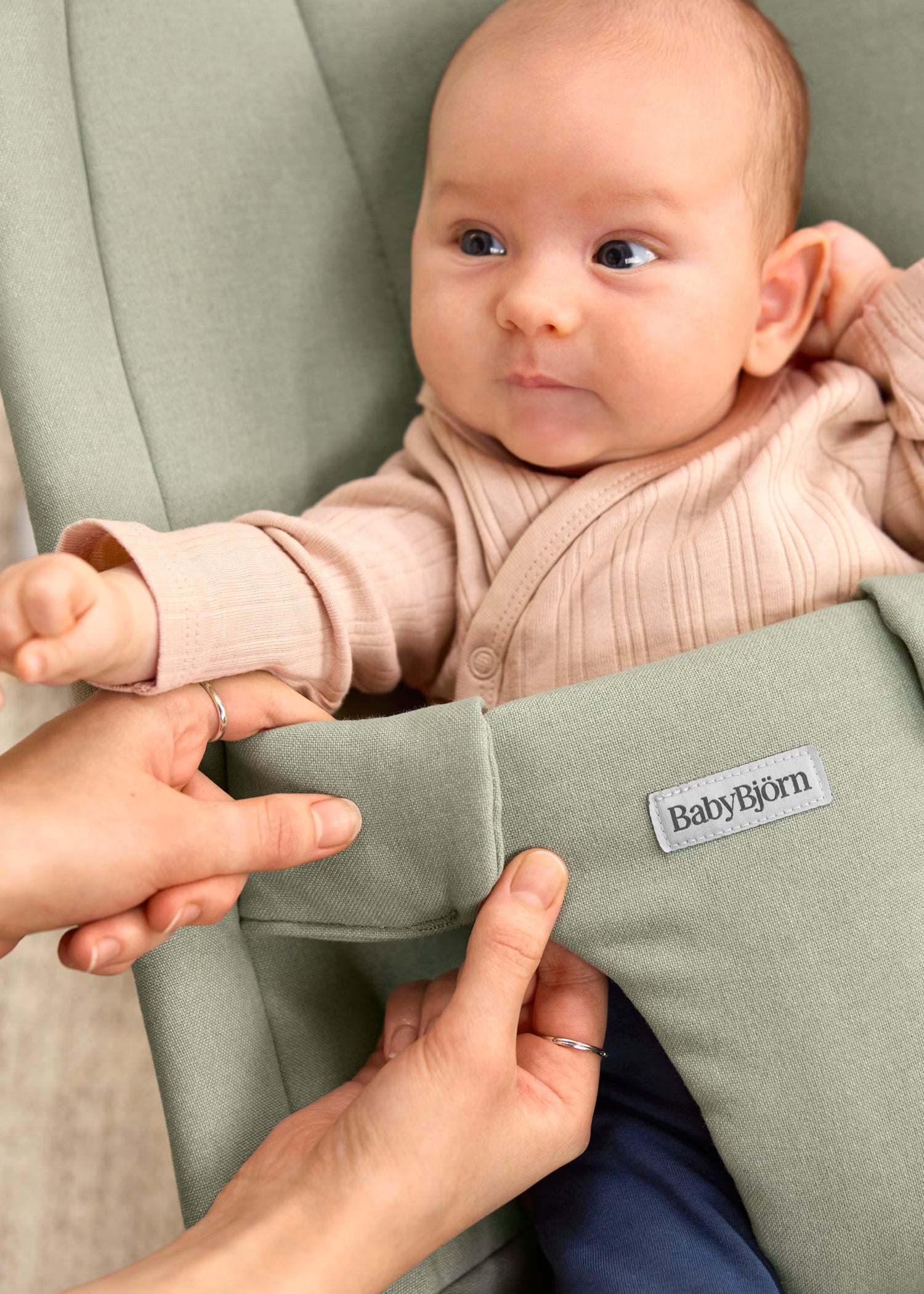 Baby Bjorn Bouncer Begin - Brushed Woven - Light Green