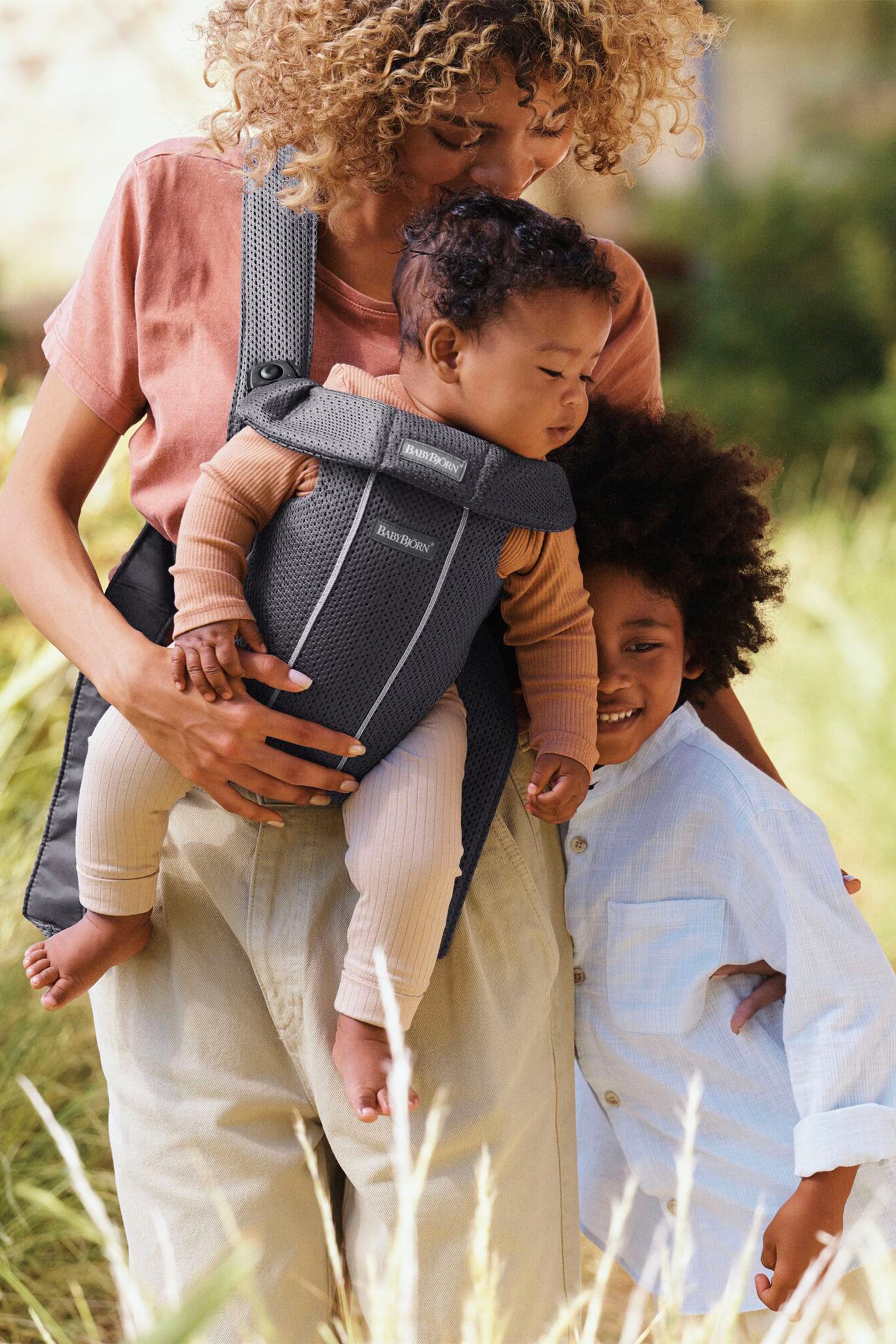 Baby Carrier Mini 3D Mesh (Kangur) -  Anthracite