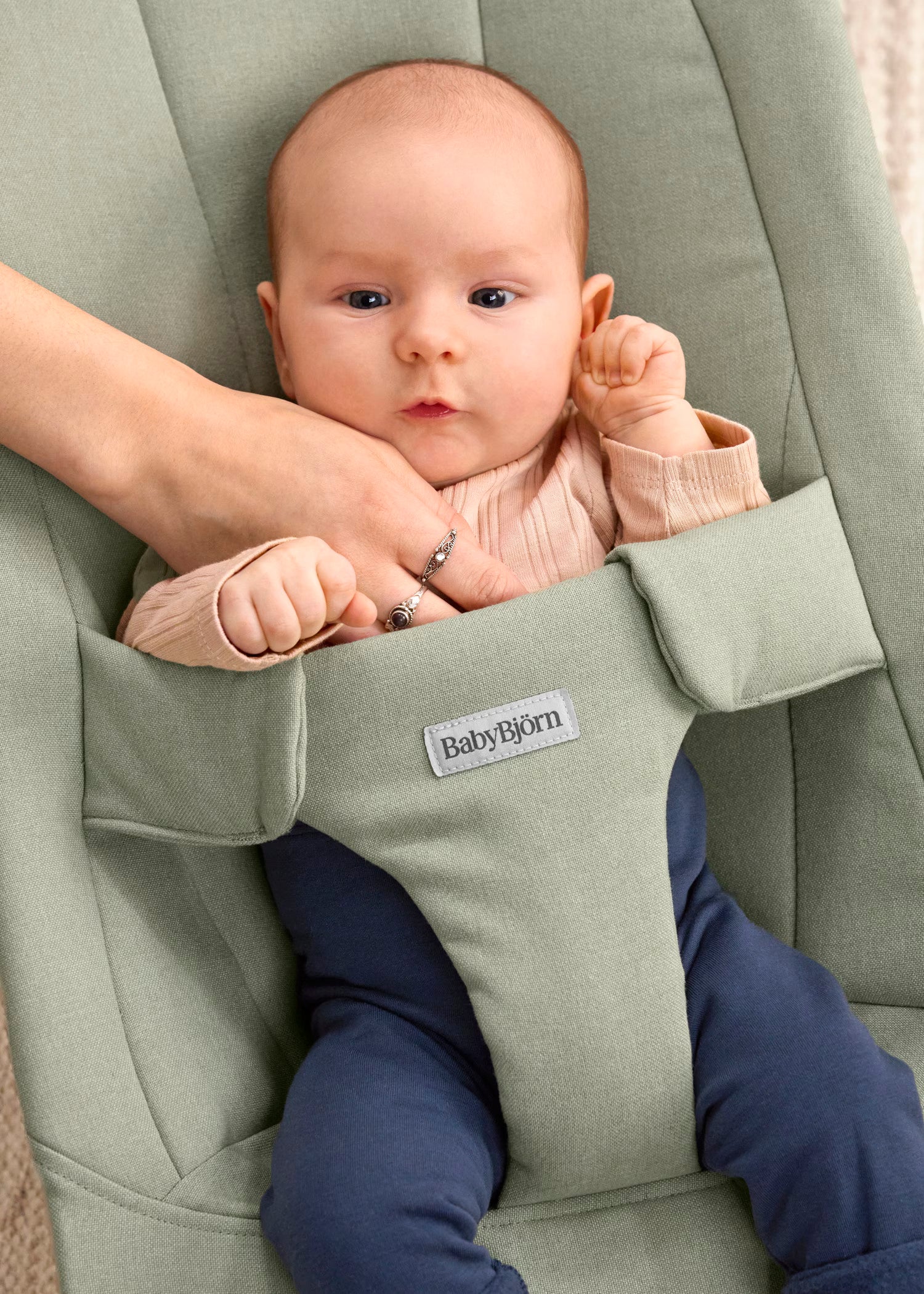 Baby Bjorn Bouncer Begin - Brushed Woven - Light Green