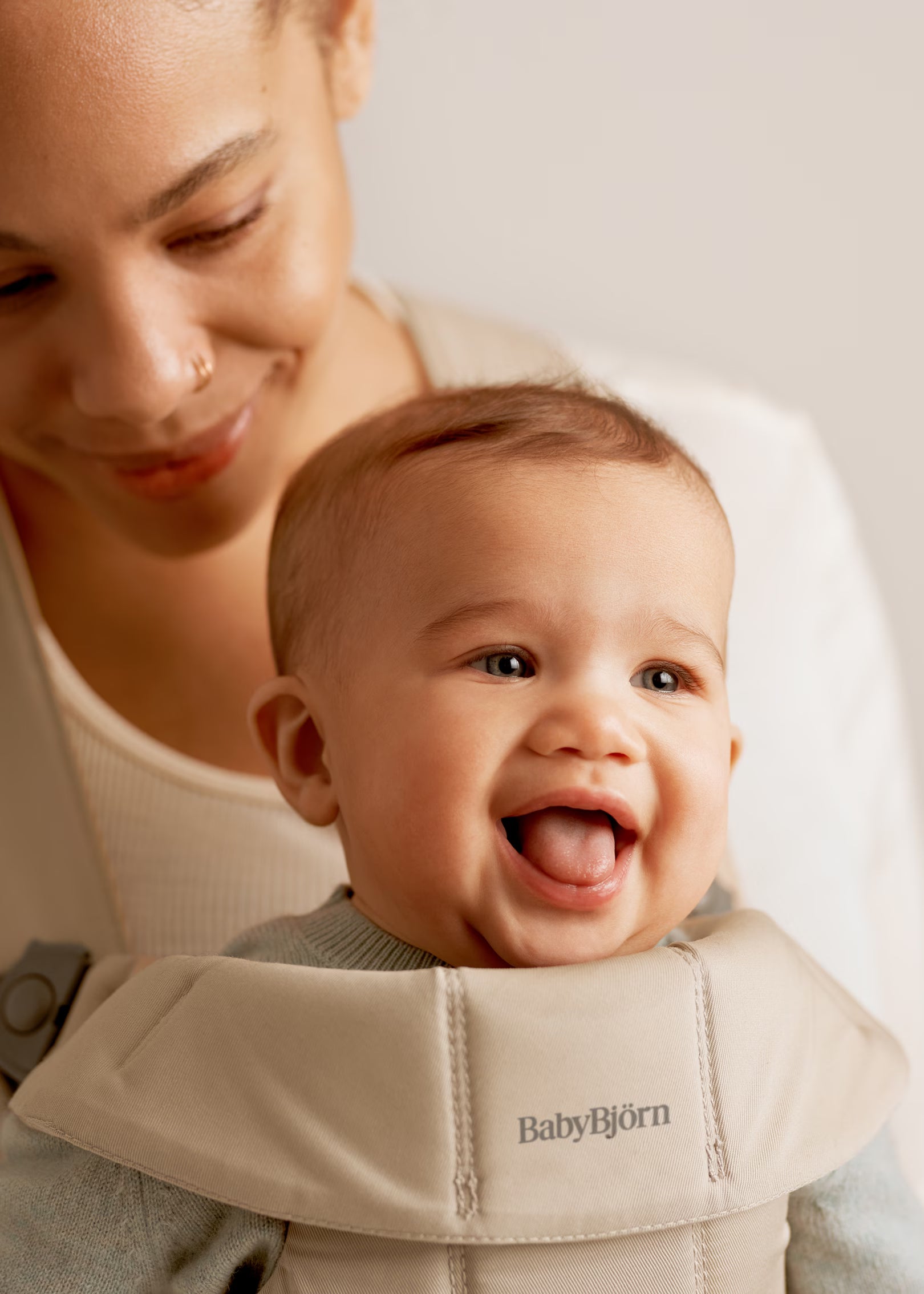 Baby Carrier (Kangur) Mini Woven - Beige