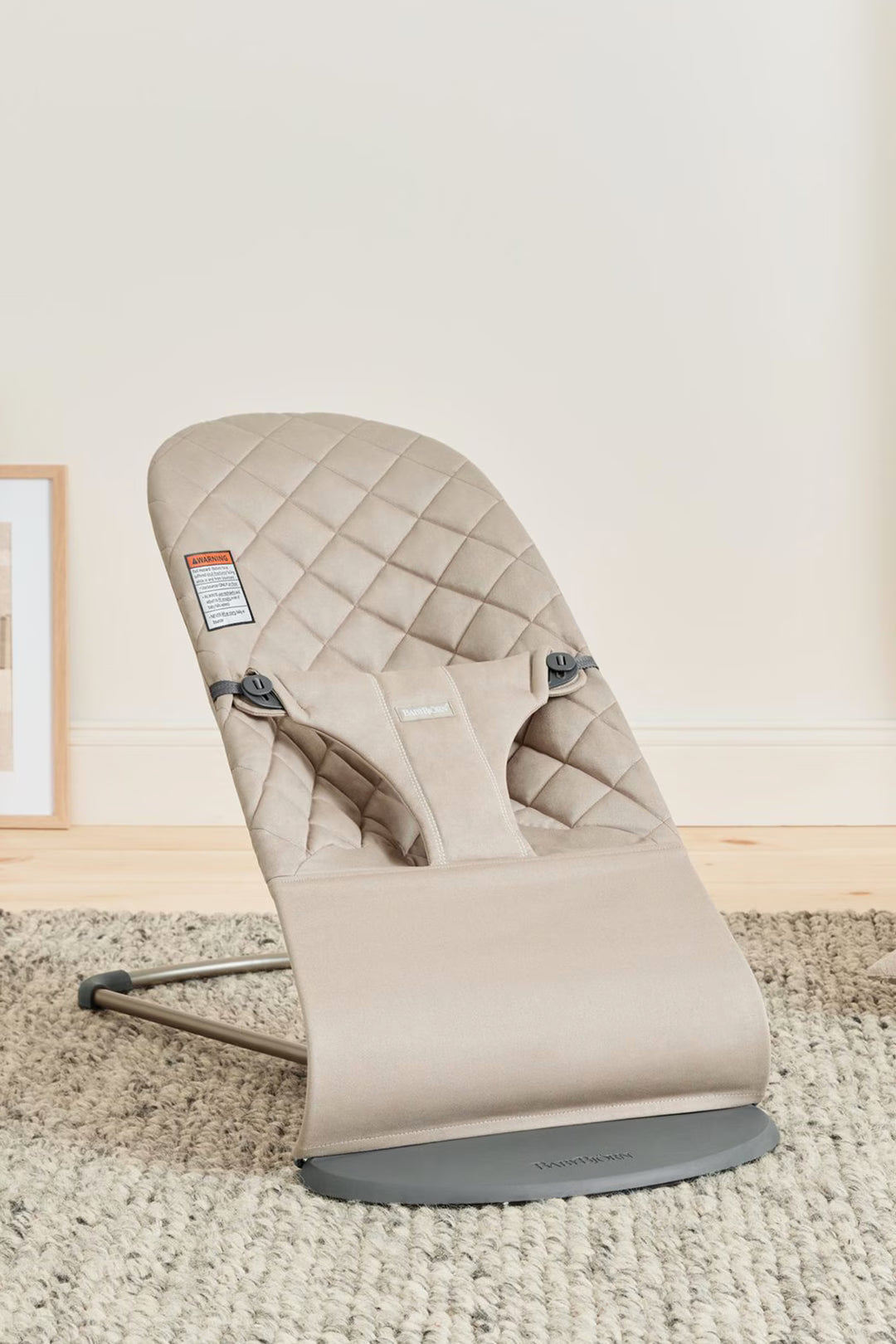 Bbj Bouncer Bliss Woven Classic Quilt - Sand Grey