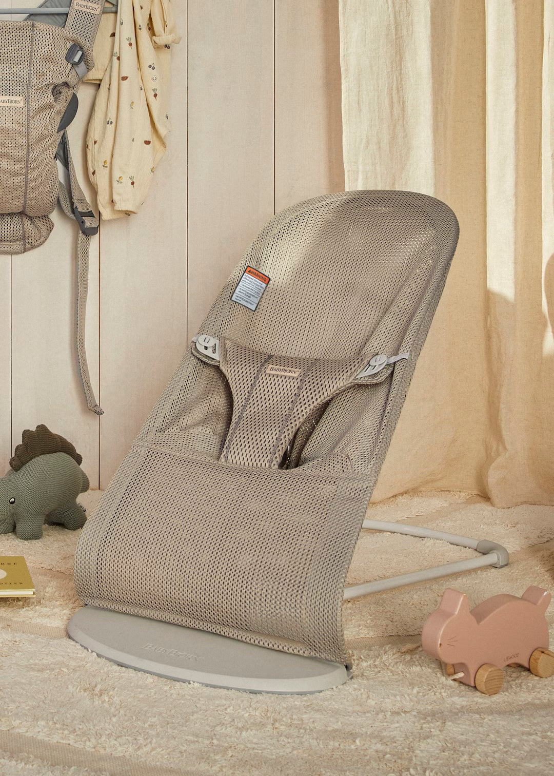 Bbj Bouncer Bliss Mesh - Grey Beige