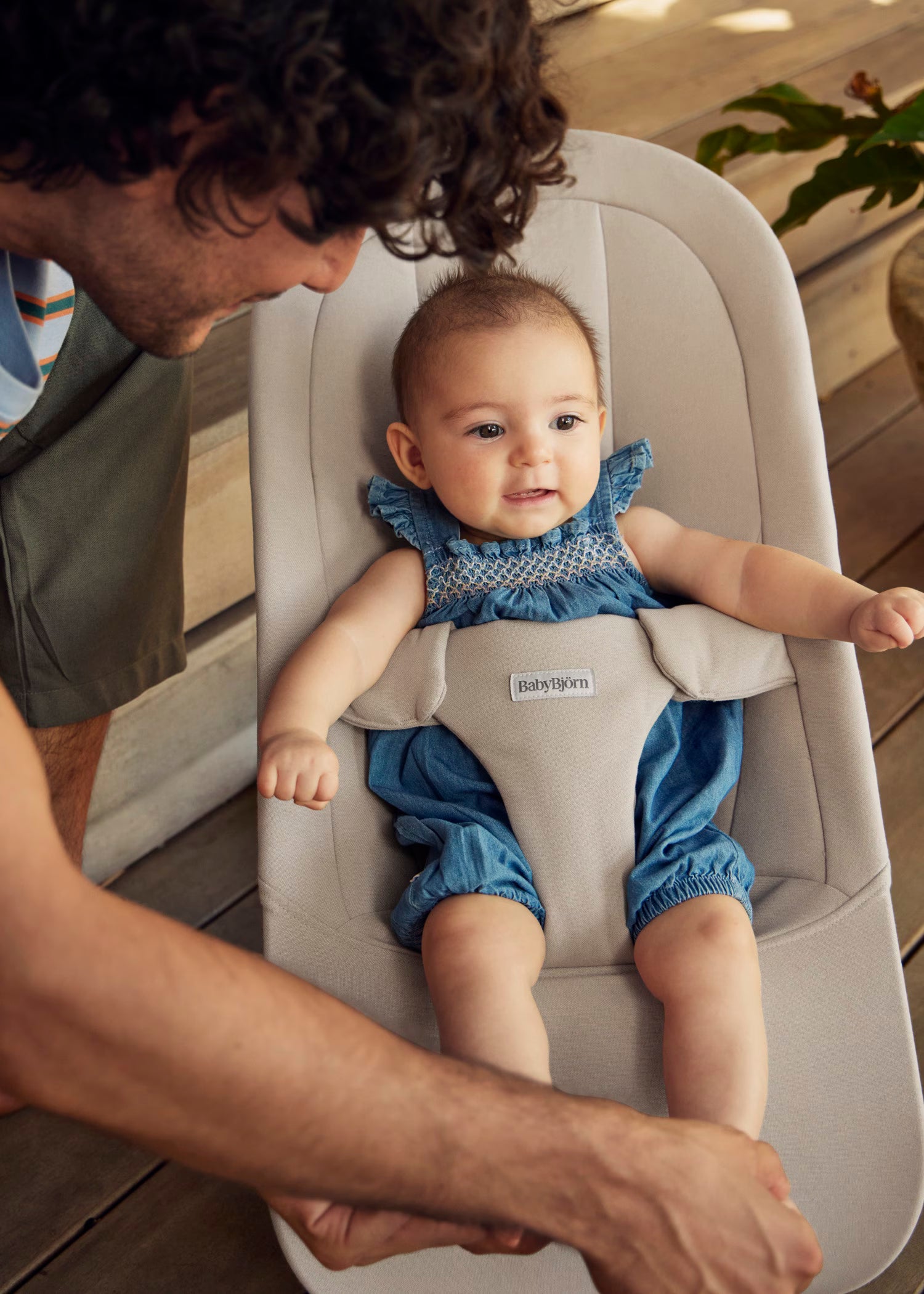 Baby Bjorn Bouncer Begin - Brushed Woven - Sand Grey