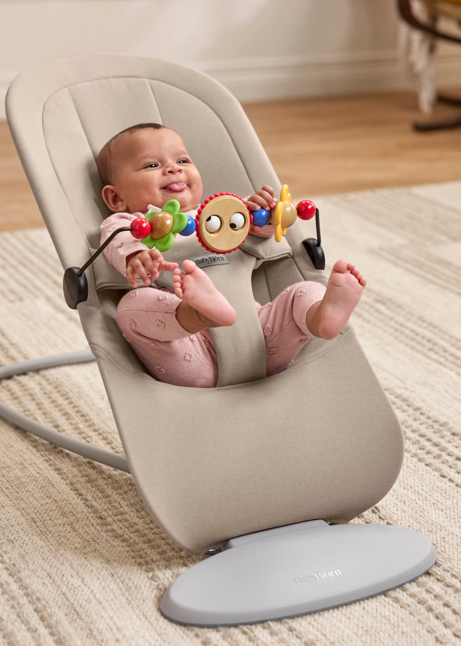 Baby Bjorn Bouncer Begin - Brushed Woven - Sand Grey