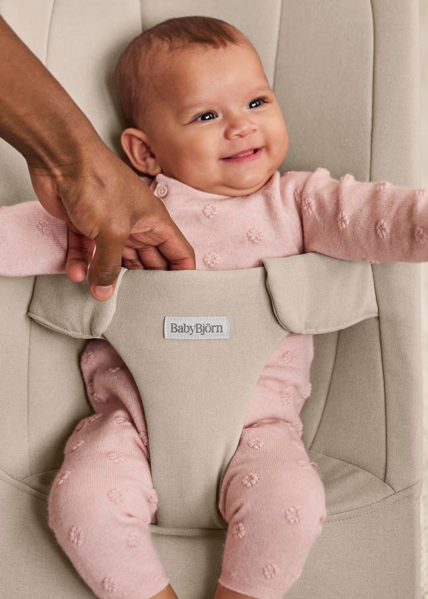 Baby Bjorn Bouncer Begin - Brushed Woven - Sand Grey