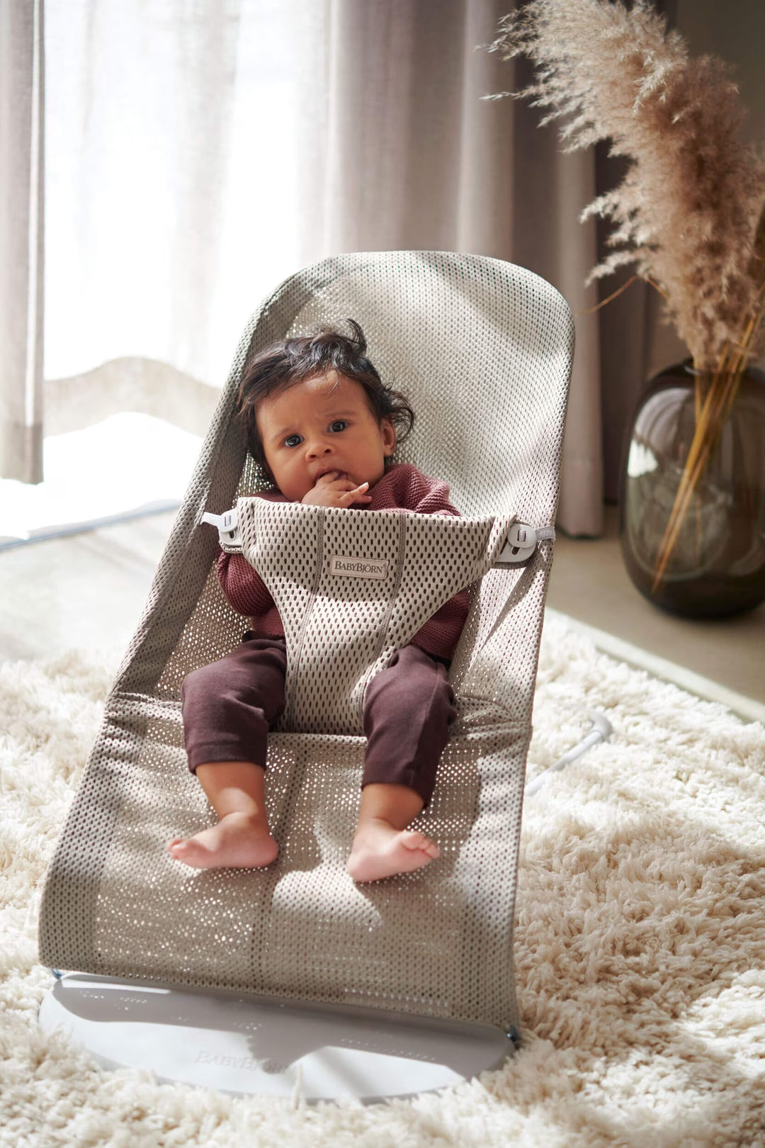 Bbj Bouncer Bliss Mesh - Grey Beige