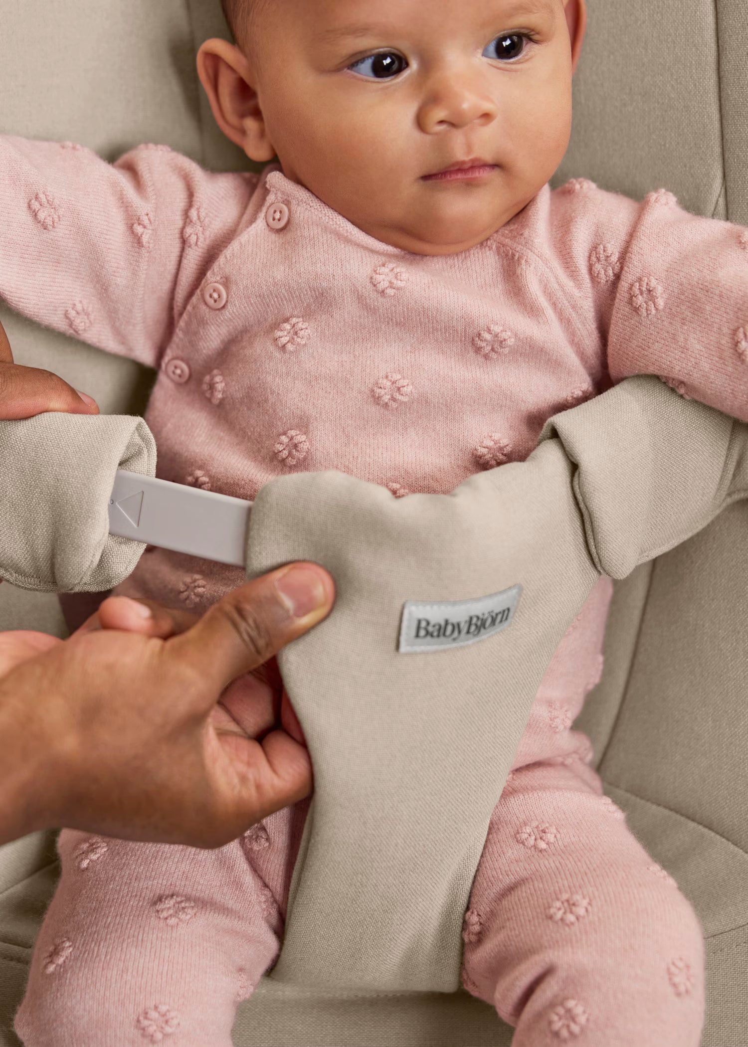 Baby Bjorn Bouncer Begin - Brushed Woven - Sand Grey