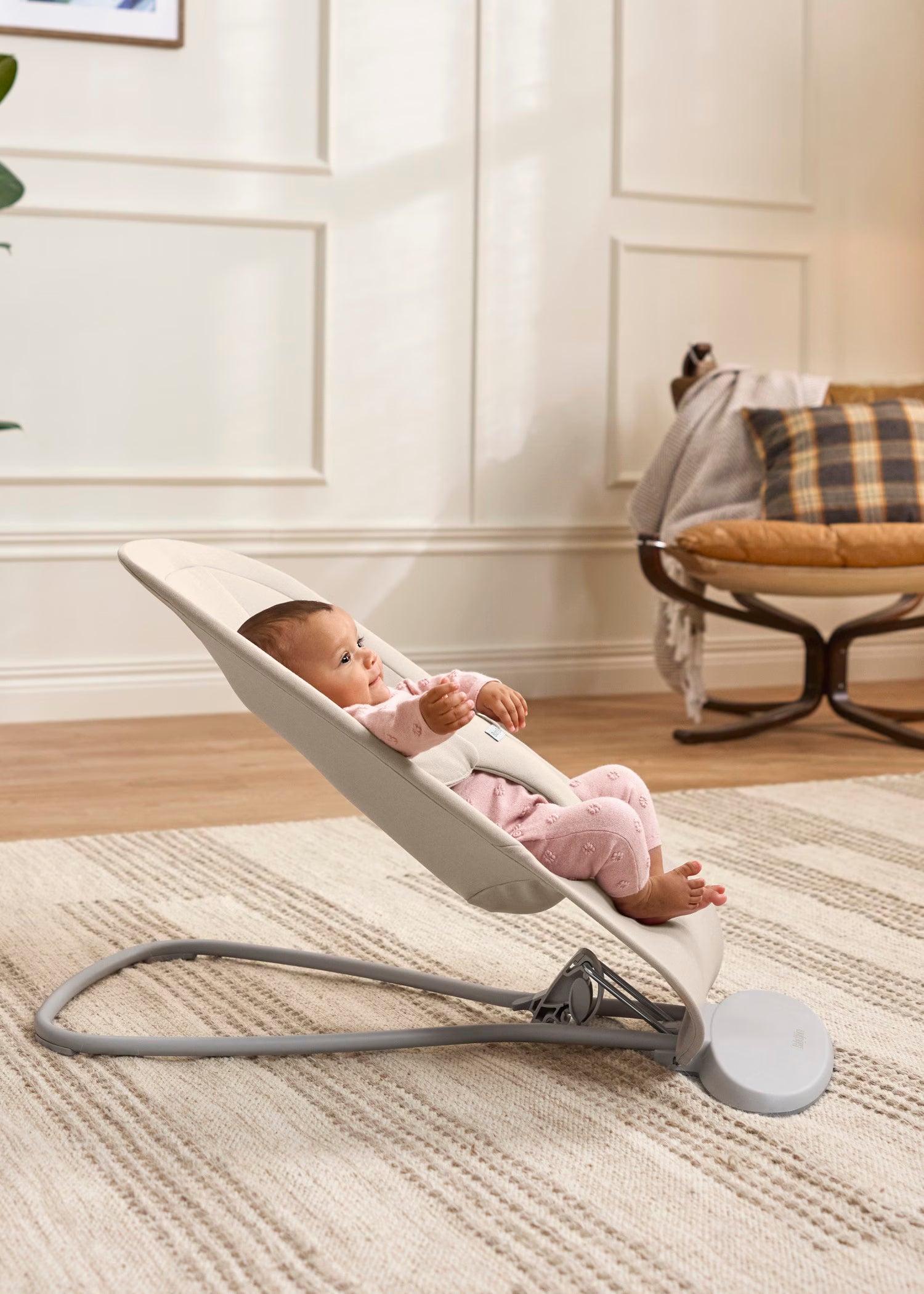 Baby Bjorn Bouncer Begin - Brushed Woven - Sand Grey