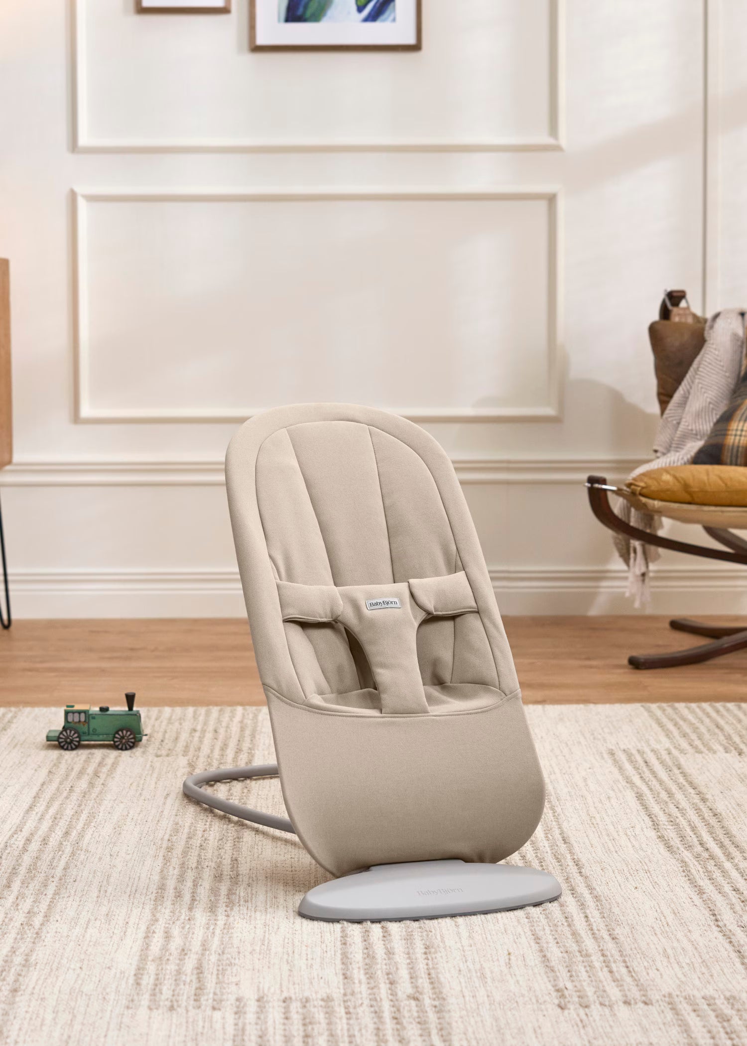 Baby Bjorn Bouncer Begin - Brushed Woven - Sand Grey