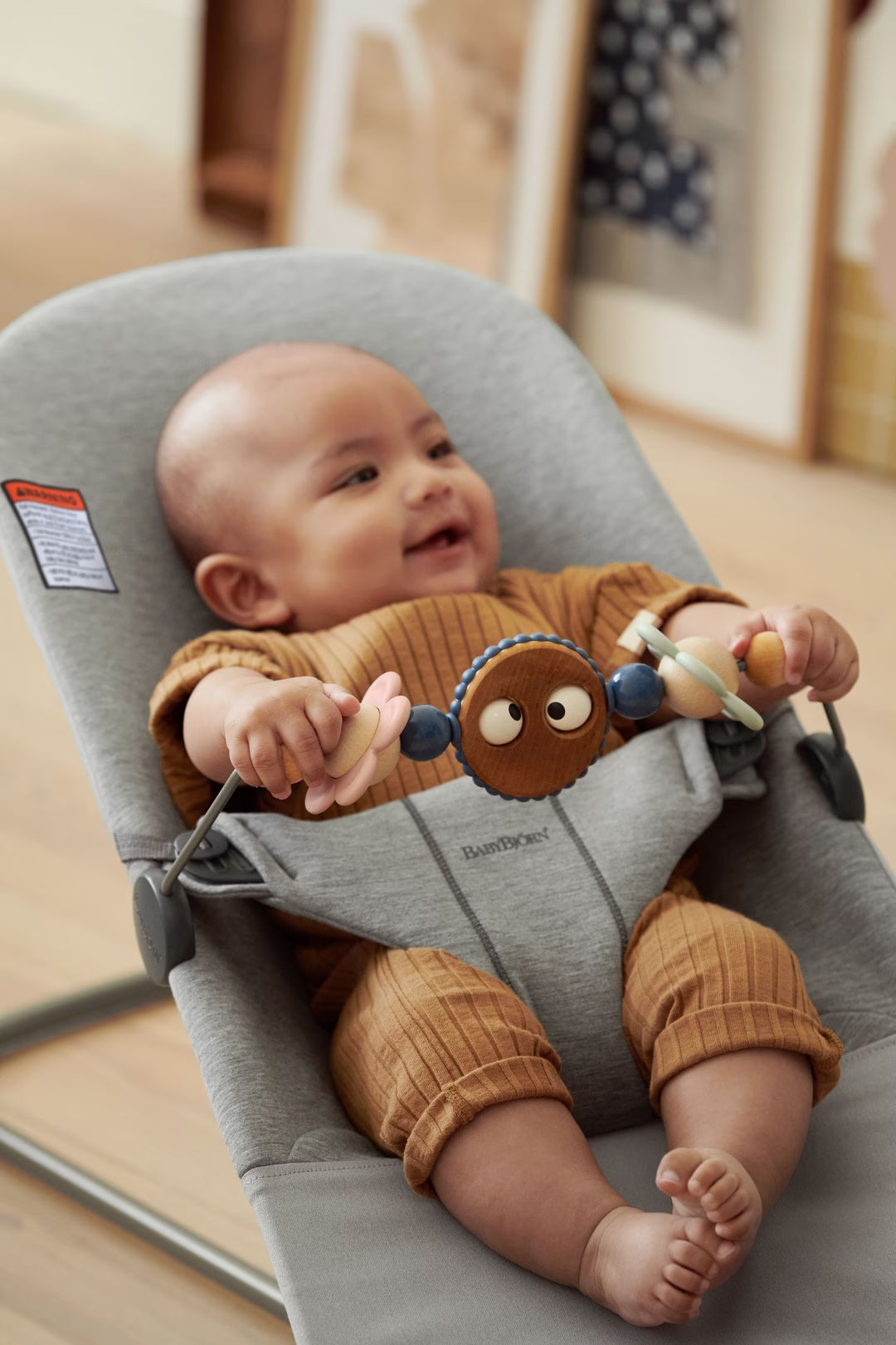 Loder per Bouncer BABYBJÖRN – Google Eyes Pastel