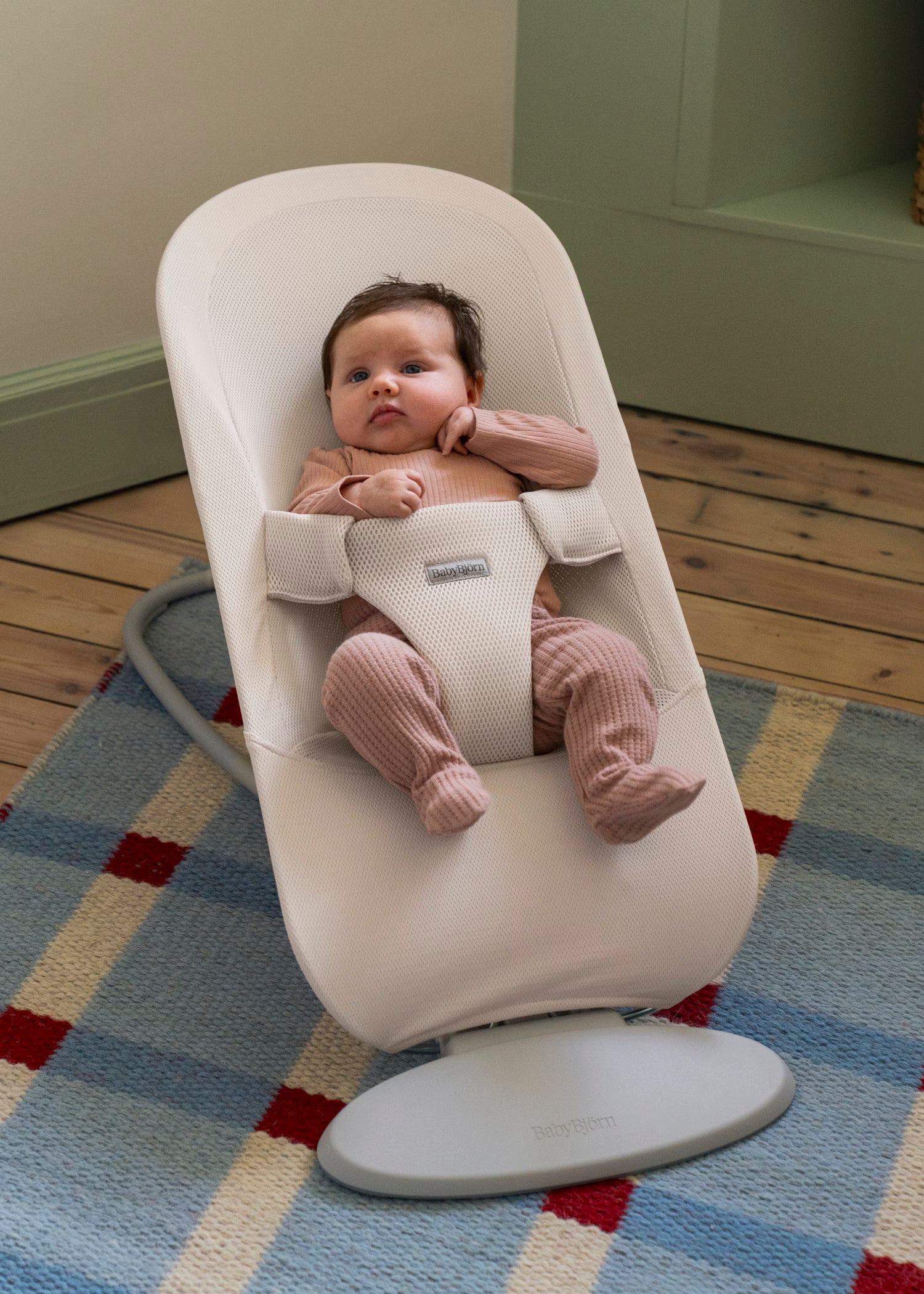 Baby Bouncer Begin - Airy Mesh - Cream
