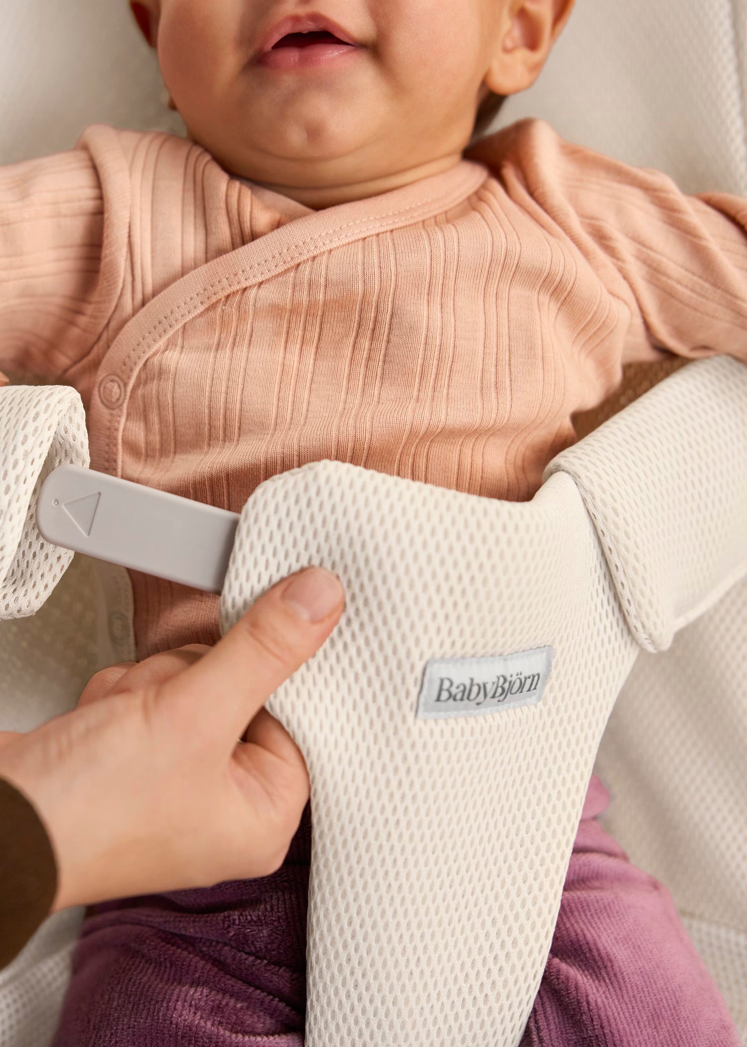 Baby Bouncer Begin - Airy Mesh - Cream