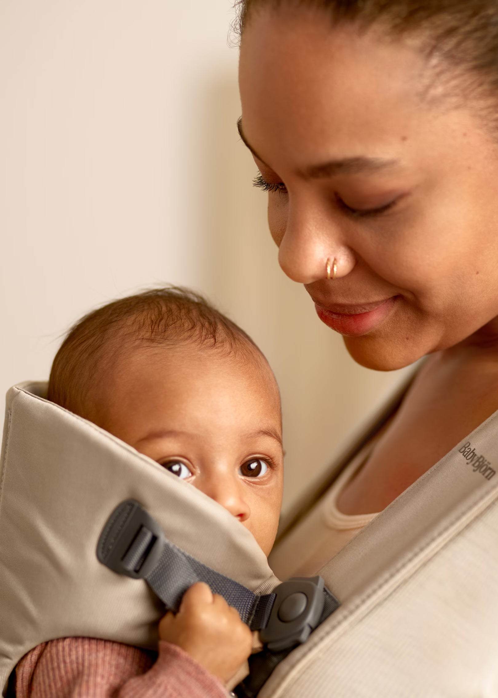 Baby Carrier (Kangur) Mini Woven - Beige