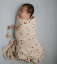 Napë Muslin Mushie – Butterflies (Flutura) Swaddle