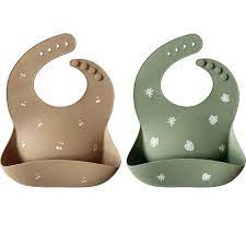 Silicone Bibs 2 Pack