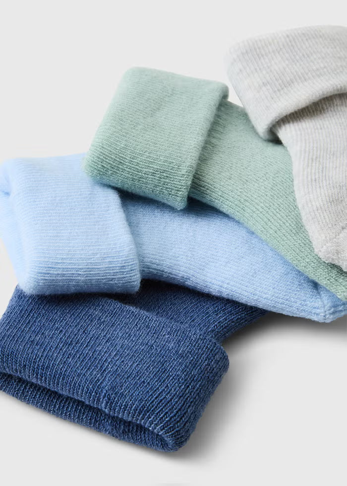 Set me 4 Pale Corape - Blu, Gri, Jeshile