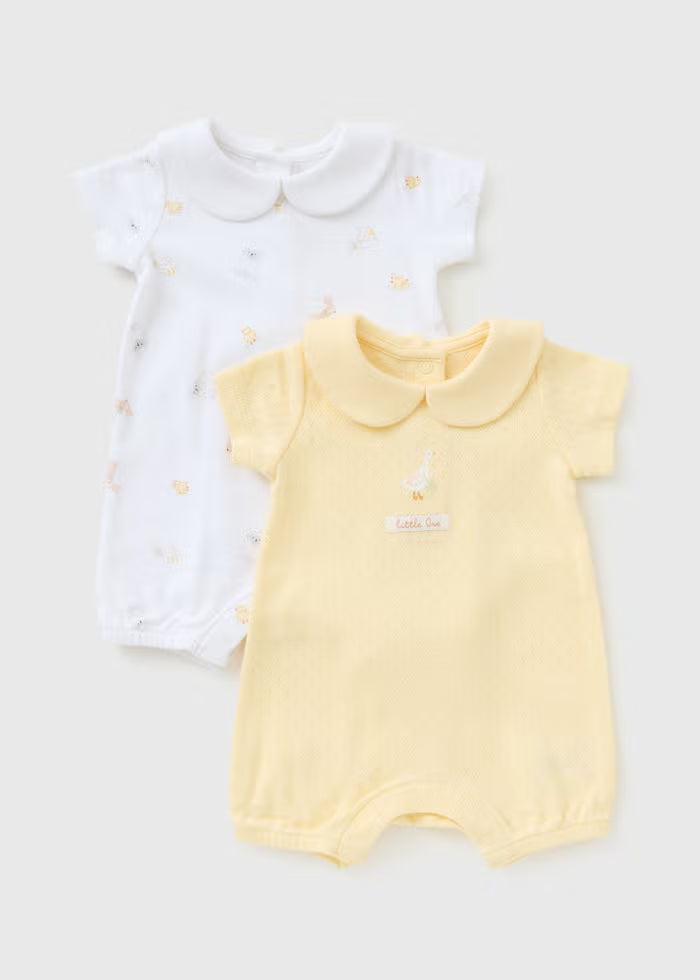Set me 2 Romper Dizenjo me Rosa