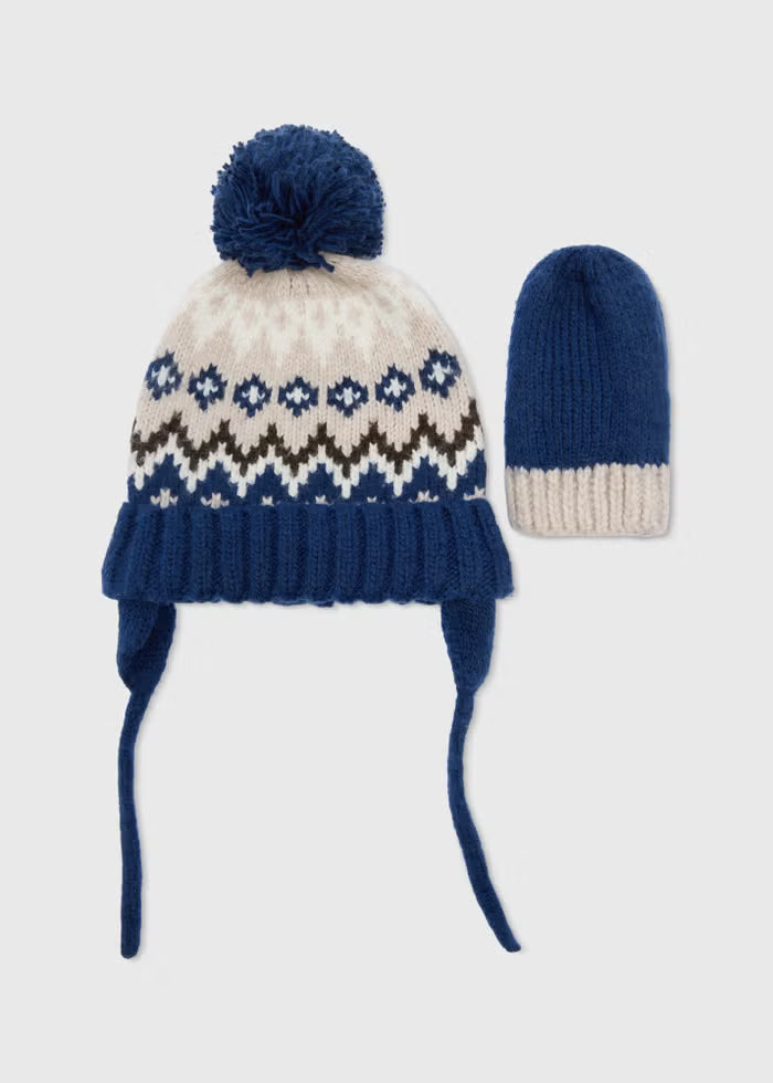 Set me Kapuc dhe Doreza me Thurje Blu