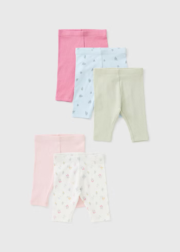 Set me 5 Kostume Me Lule & Ngjyra Pasteli