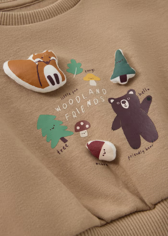 Kostum Dypjesesh Me Print "Woodland Friends"