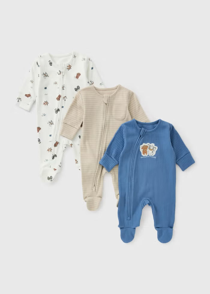 Set me 3 Tutina - "Blue Farmer"