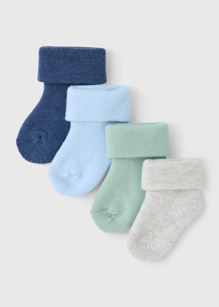 Set me 4 Pale Corape - Blu, Gri, Jeshile