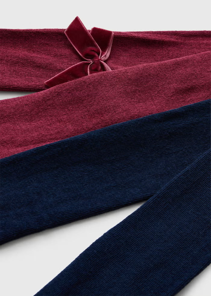 Set me 2 Pale Geta me Fjongo - Burgundy dhe Blu Navy