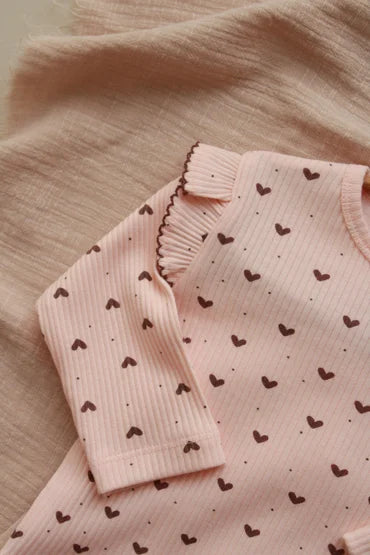 Kostum Ribbed me Zemra - "Pink Hearts"