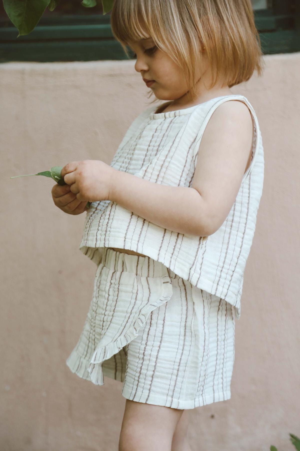 Kostum Muslin Bluze & Fund Pantallon - Vija Kaf