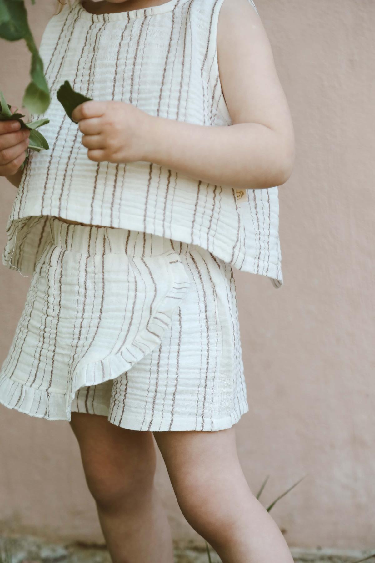Kostum Muslin Bluze & Fund Pantallon - Vija Kaf