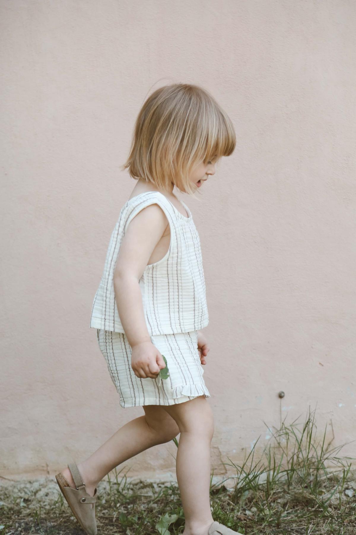 Kostum Muslin Bluze & Fund Pantallon - Vija Kaf