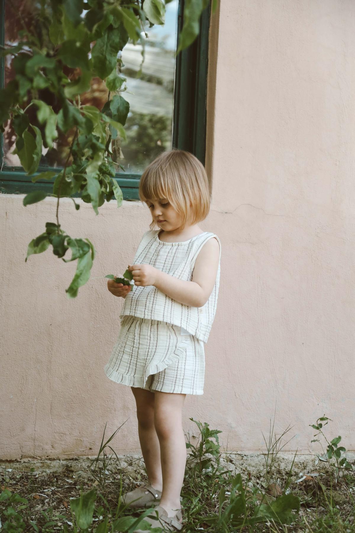 Kostum Muslin Bluze & Fund Pantallon - Vija Kaf