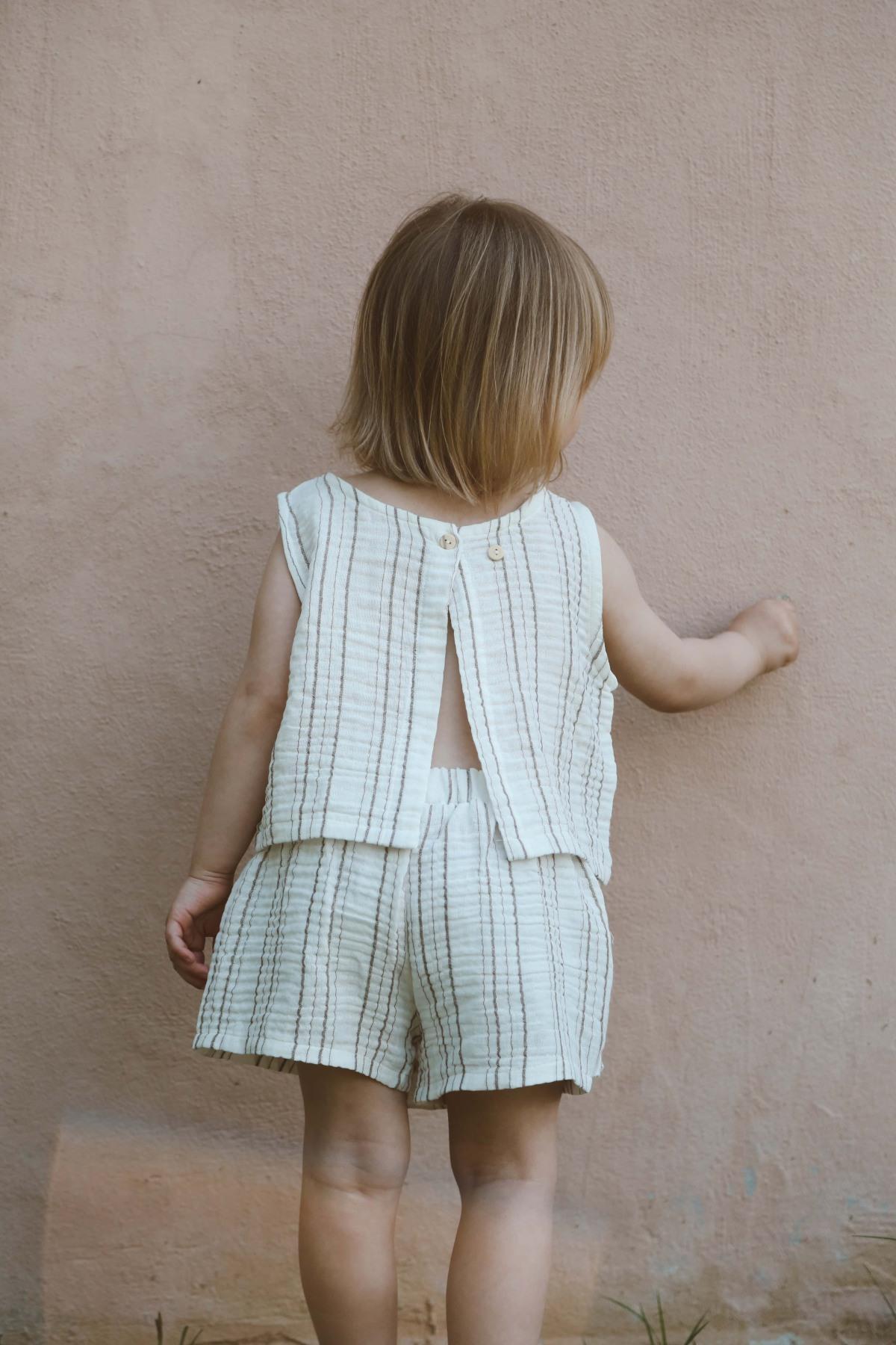Kostum me 2 Pjese "Little Sailor" – 100% Pambuk