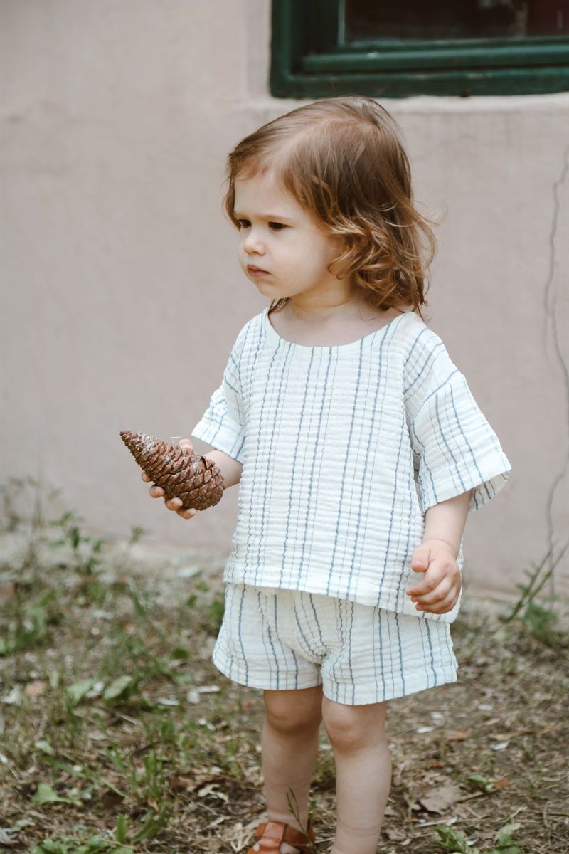 Kostum Unisex Muslin me Vija Blu