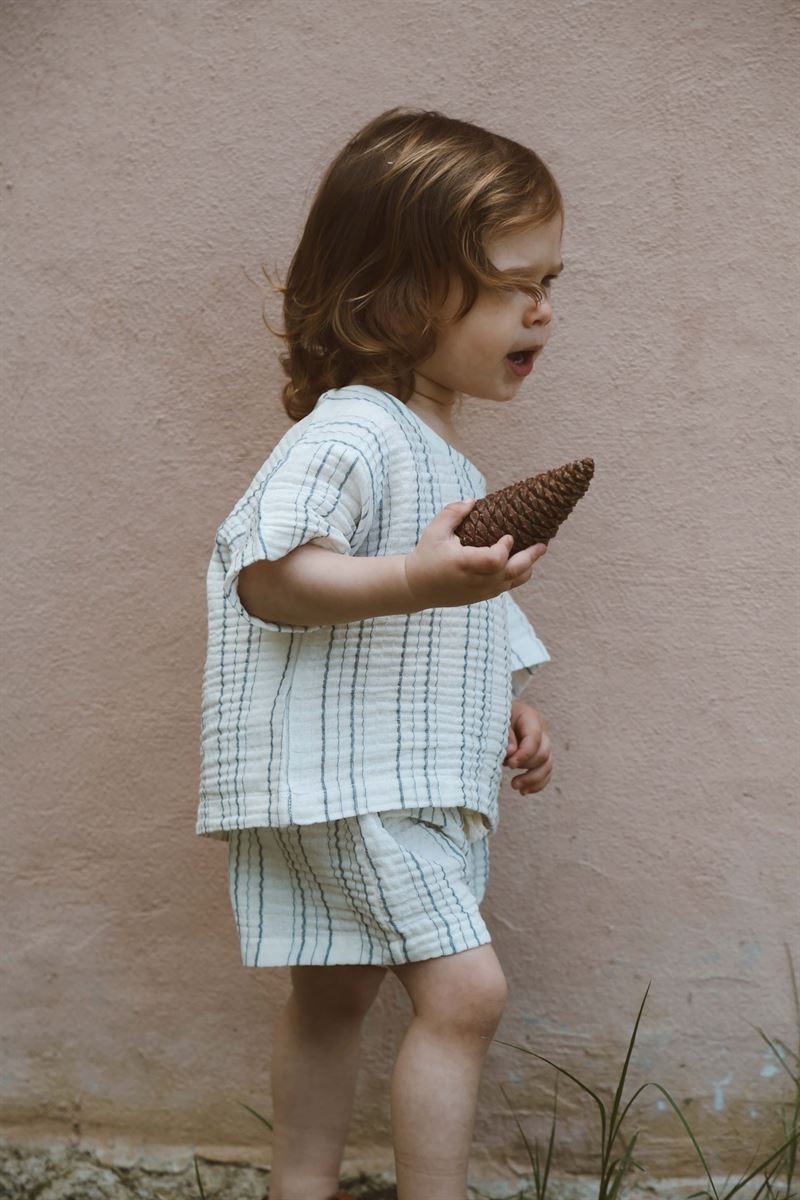 Kostum Unisex Muslin me Vija Blu