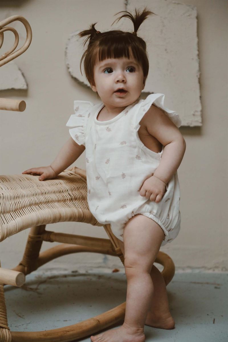 Romper "Vintage Blossom" me Rrudha – 100% Pambuk