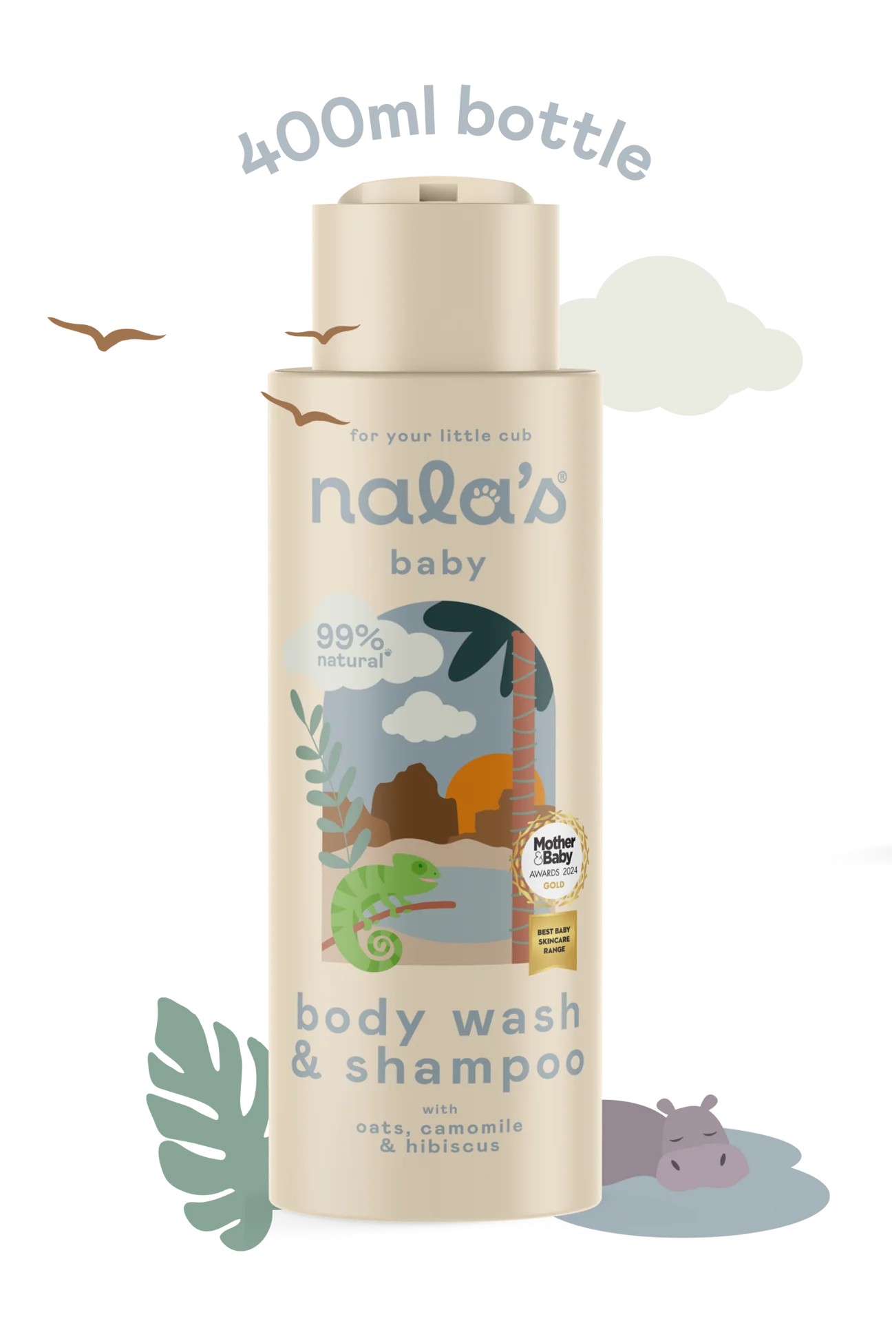 Nala's Body Wash & Shampoo 400 ml