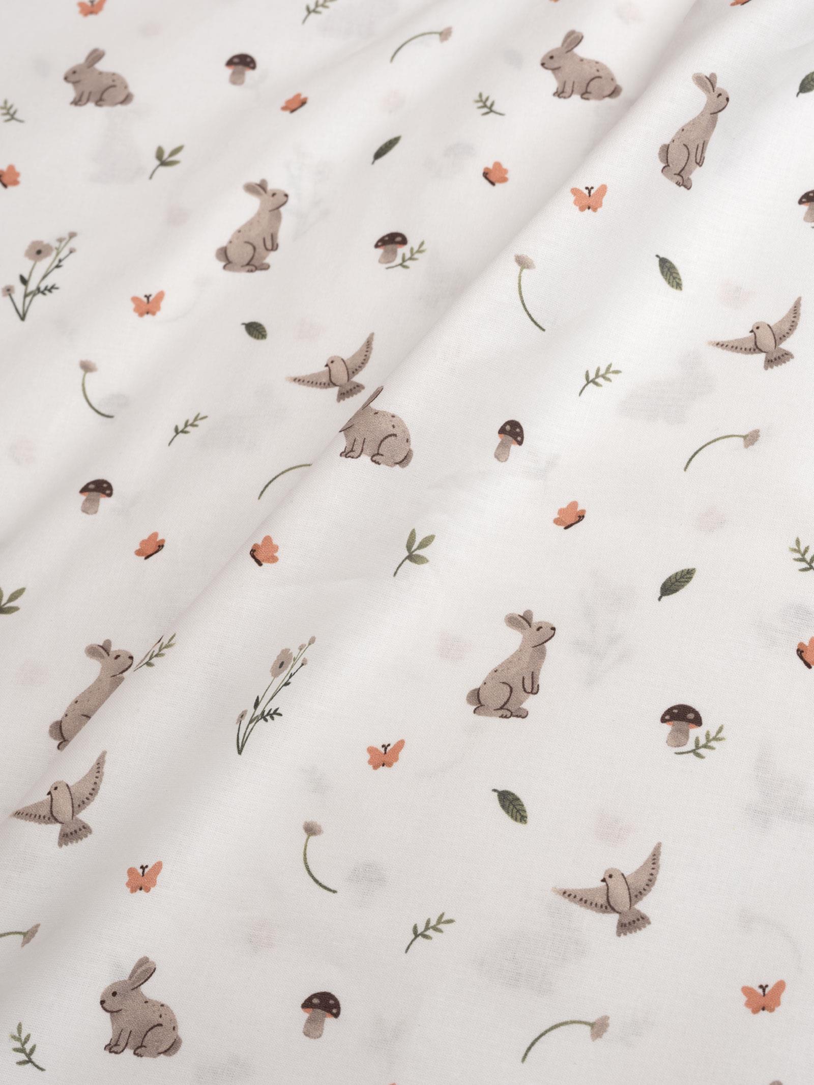 Set Krevati per Bebe me 2 Pjese (Kellef Jorgani dhe Jastiku)– "Grass Beige" (100% Pambuk)