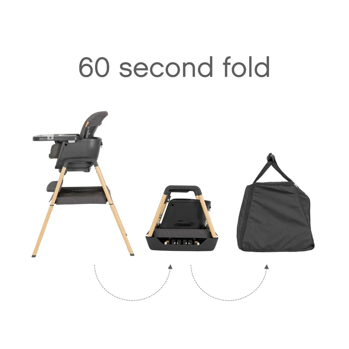 Sistem Ushqimi dhe Rocker Nova 11-në-1 - Grey/Oak | Nga Lindja deri në 12 Vjeç