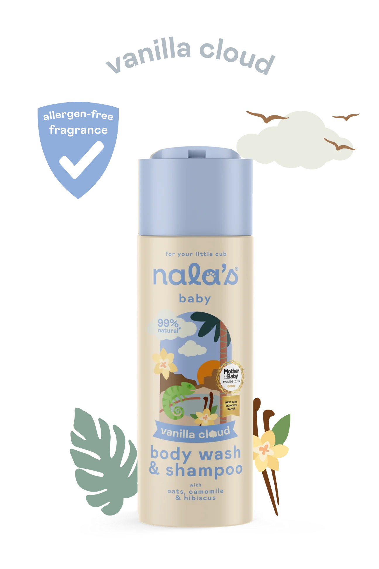Nalas's Body Wash & Shampoo 200 ml