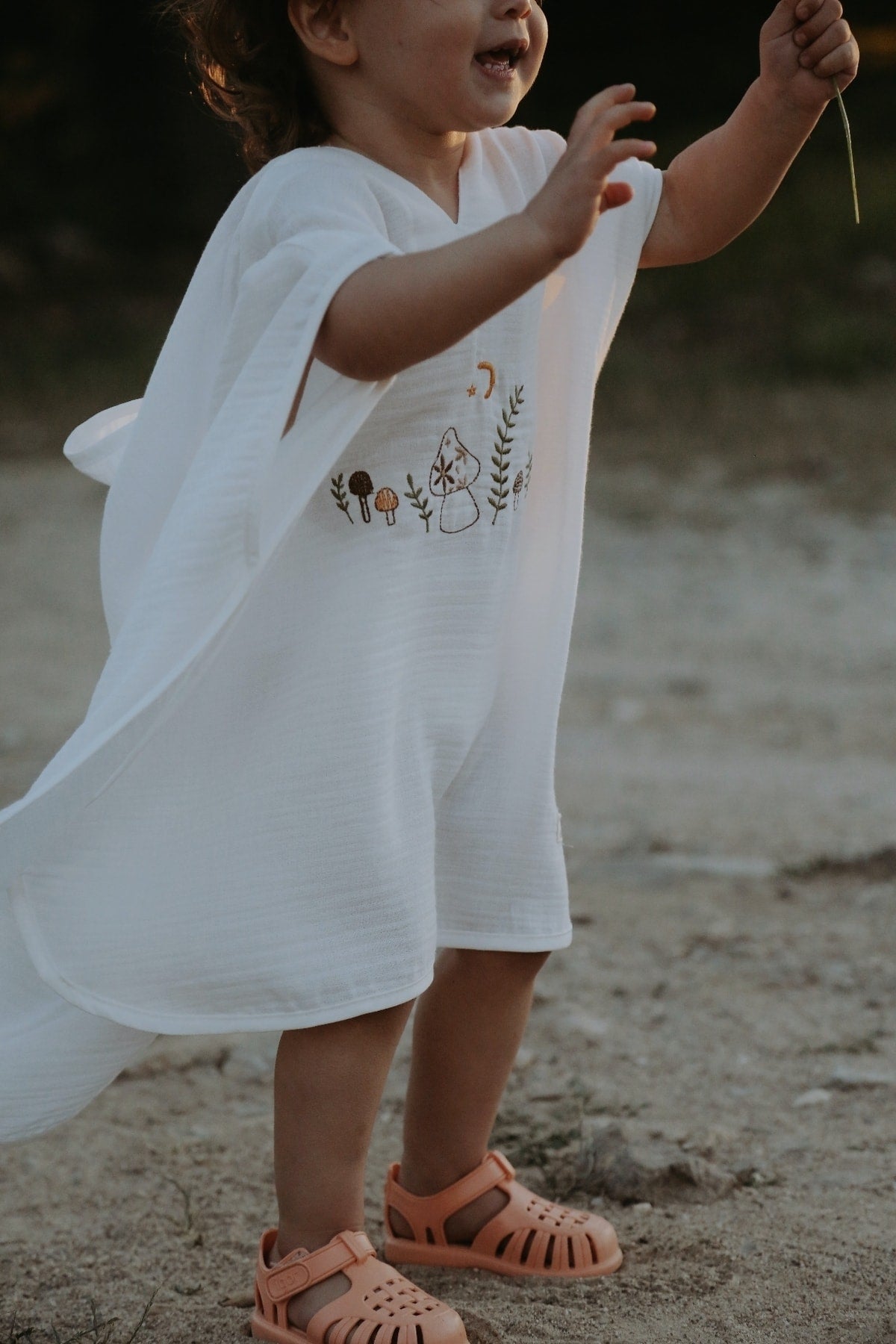 Poncho "Ocean Breeze" prej Musline – 100% Pambuk