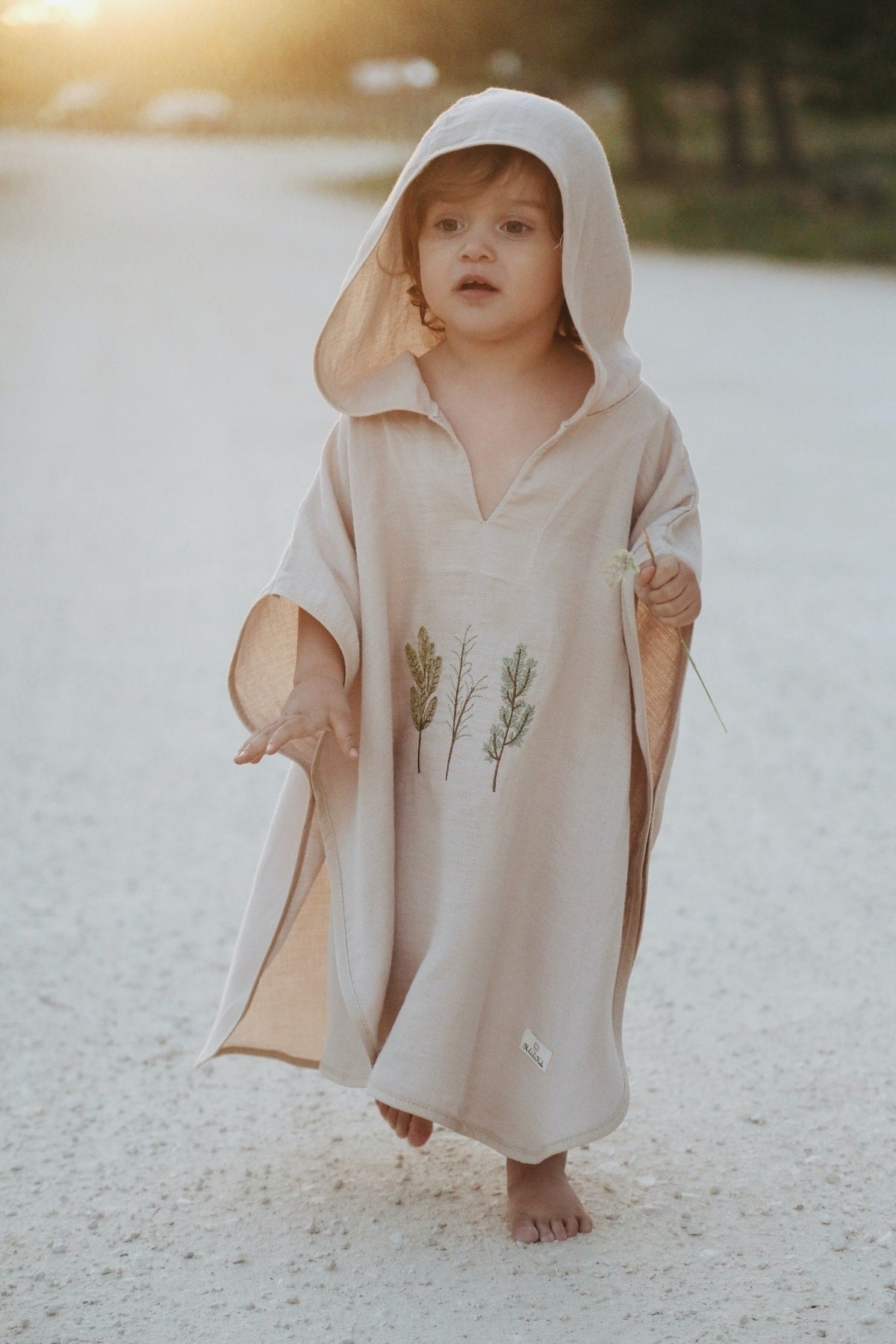Poncho "Summer Breeze" prej Musline – 100% Pambuk