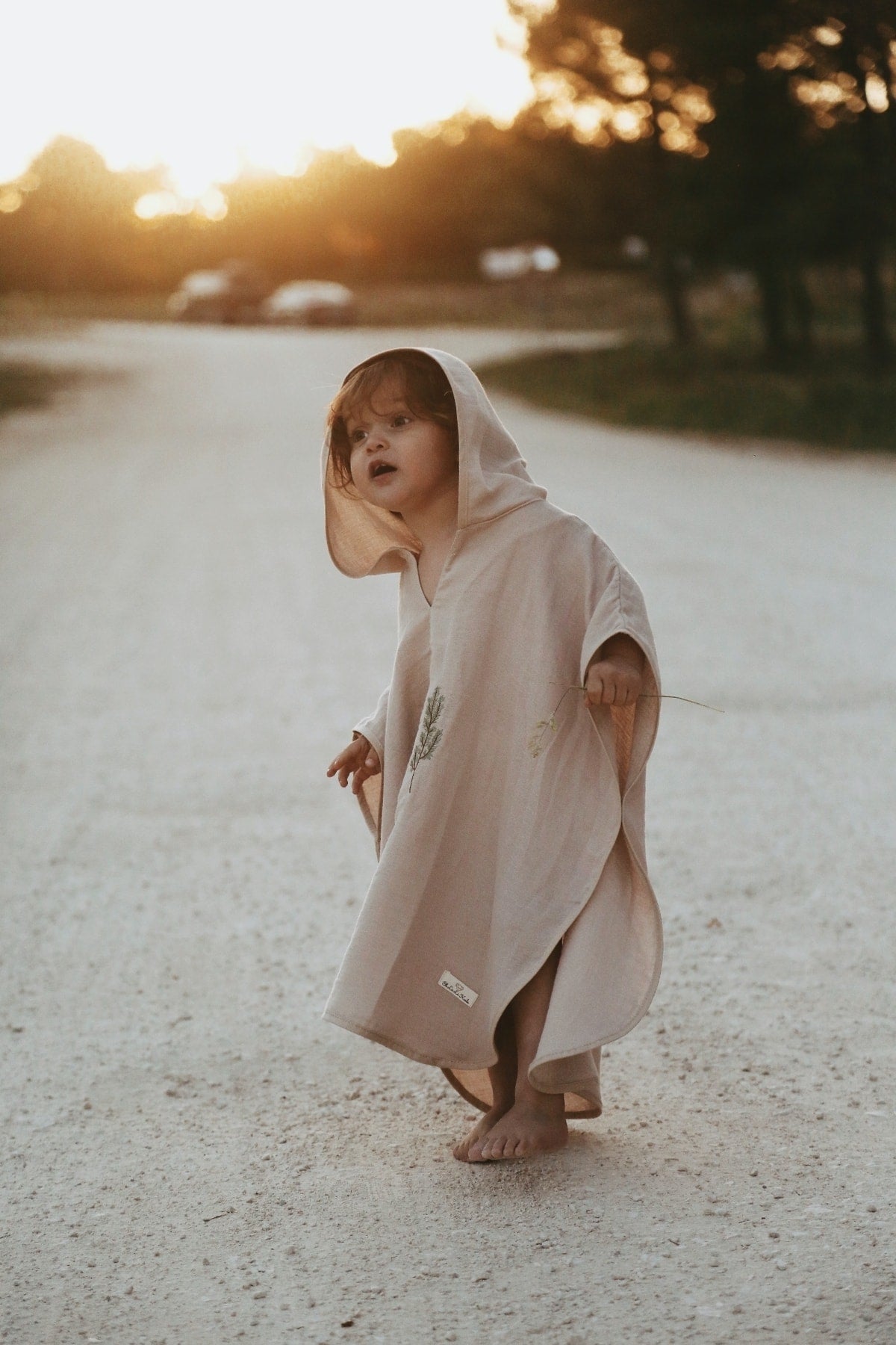 Poncho "Summer Breeze" prej Musline – 100% Pambuk