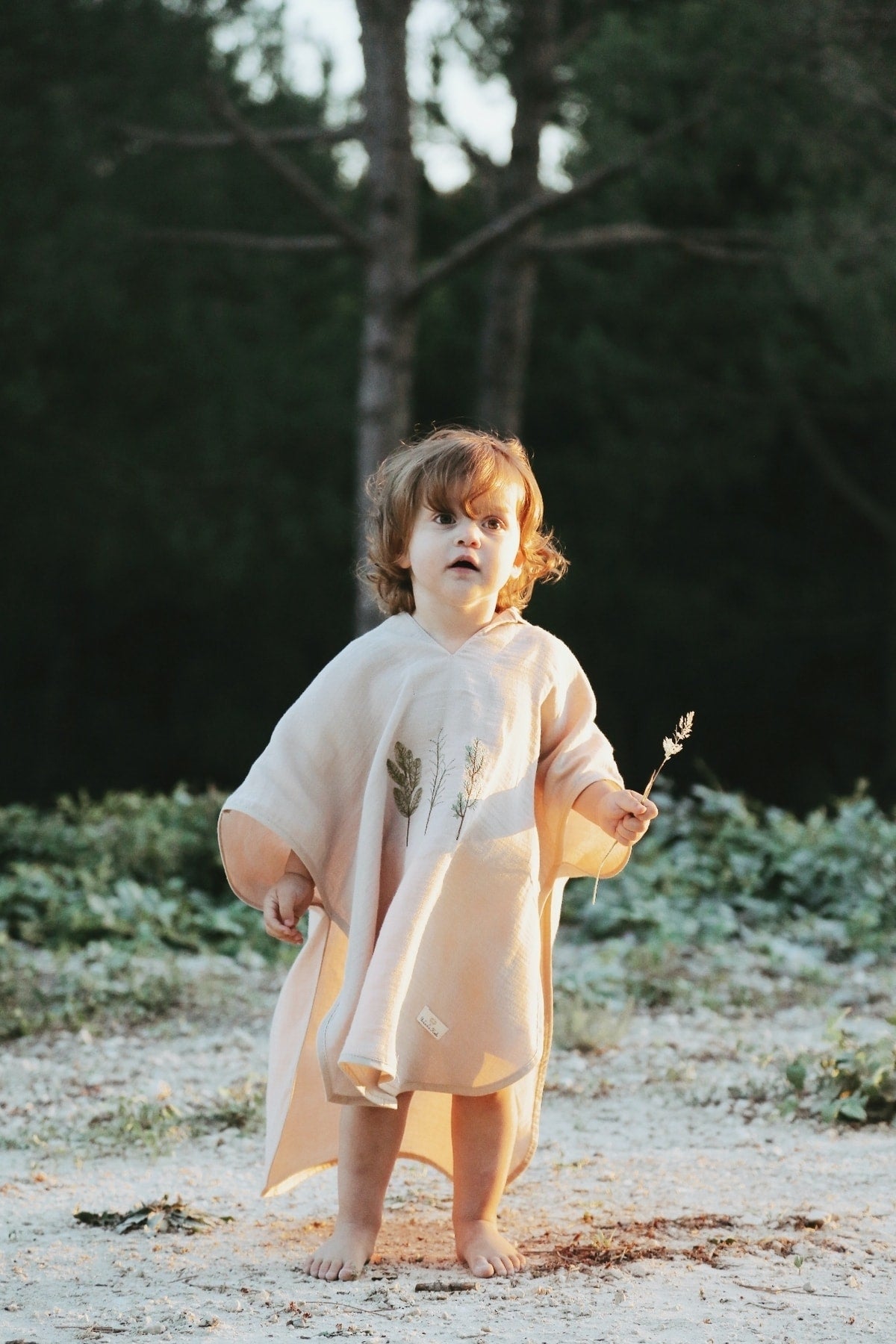 Poncho "Summer Breeze" prej Musline – 100% Pambuk