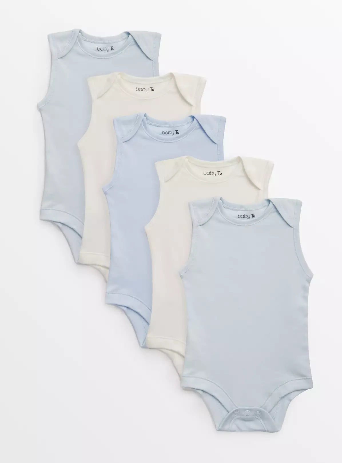 Set me 5 Body Kanatiere - Blu & Bardhe