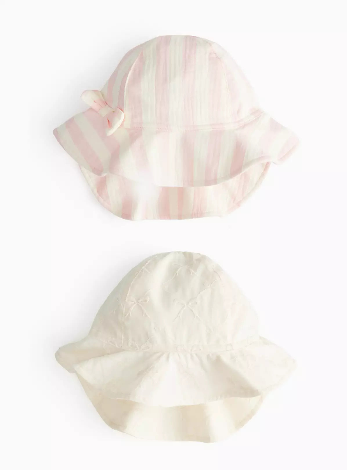 Set me 2 Kapele Dielli - Roze me Vija & Krem me Fjongo
